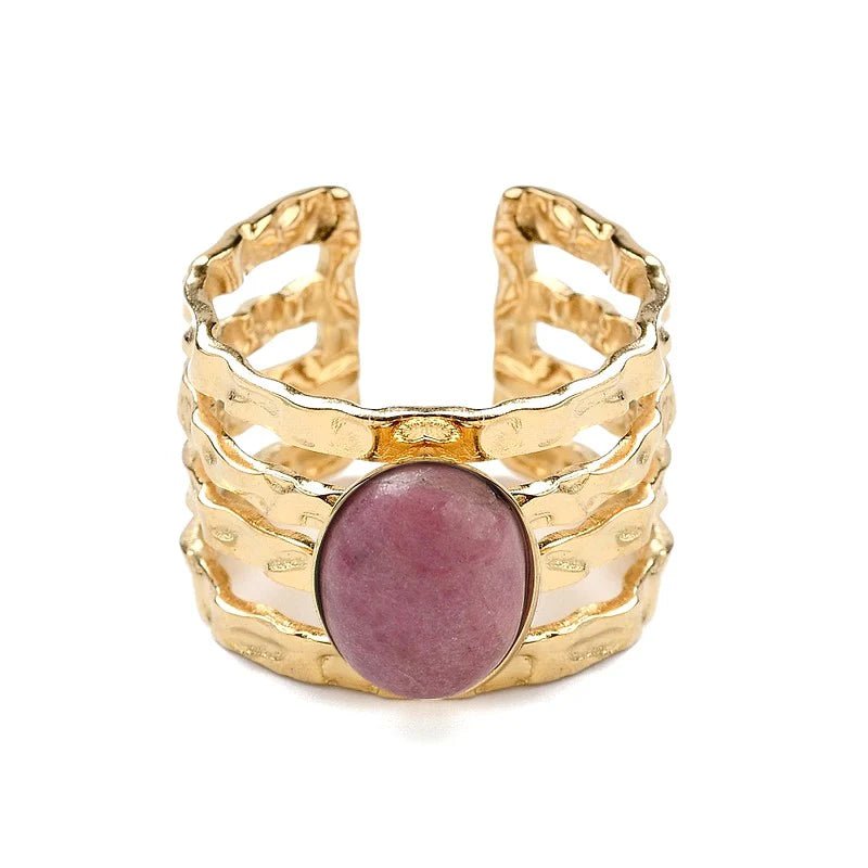 Bague Rosa rhodonite - Les bijoux de JD