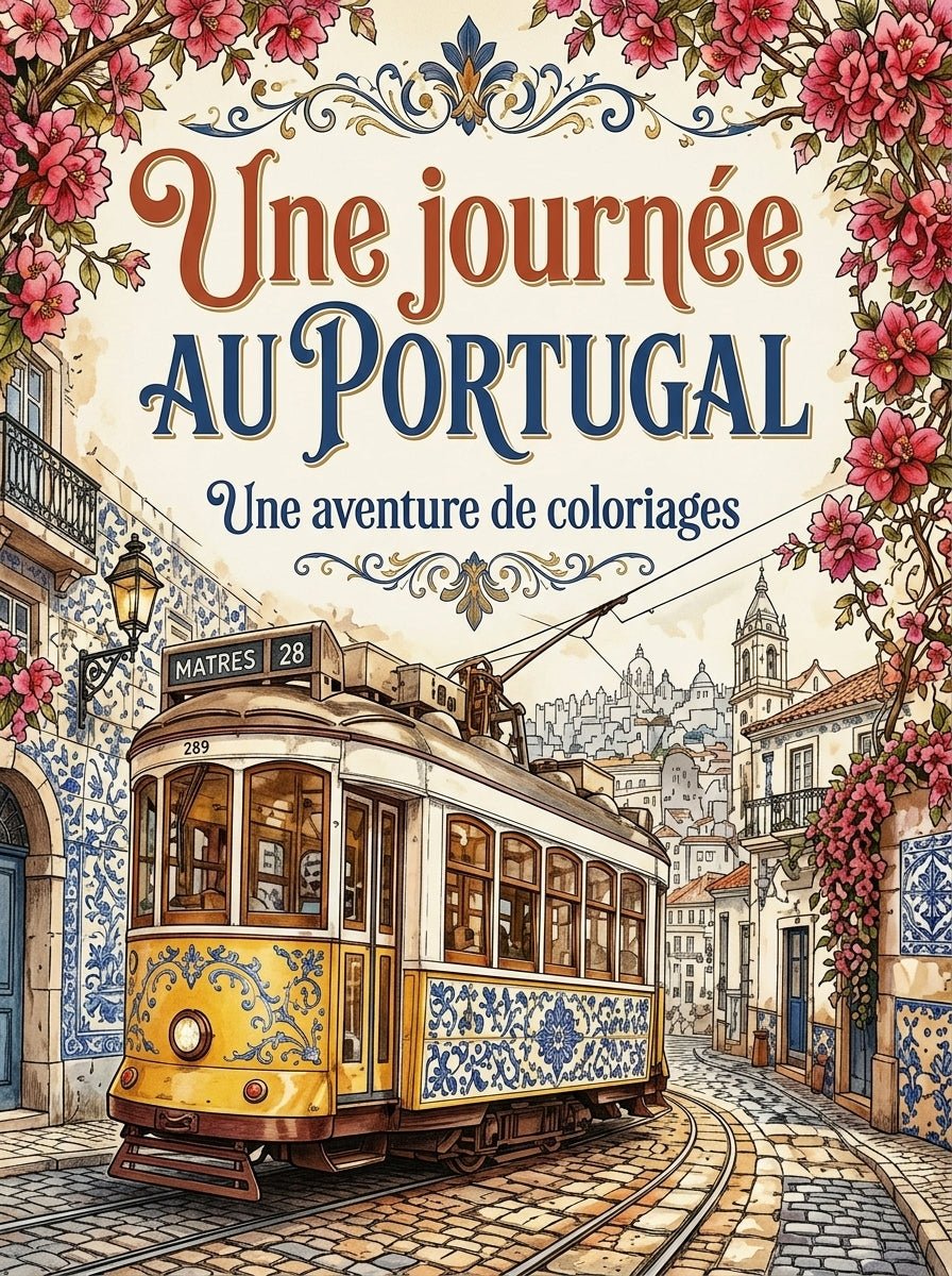 Livre coloriage Portugal - Les bijoux de JD