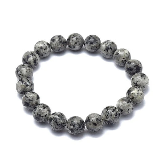 Bracelet Jaspe Sésame Naturel - Les bijoux de JD