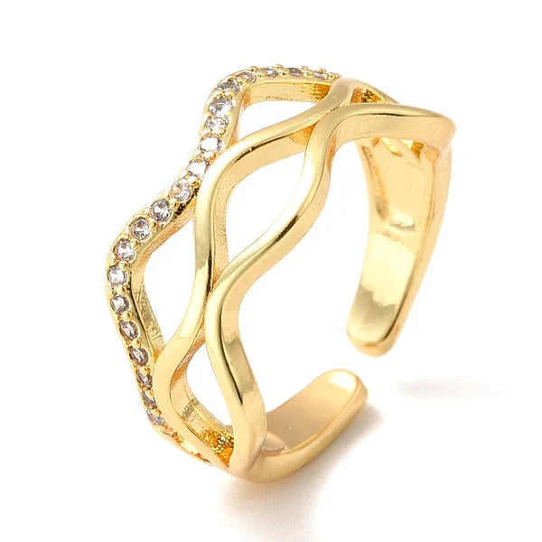 Bague Vagues Océanes