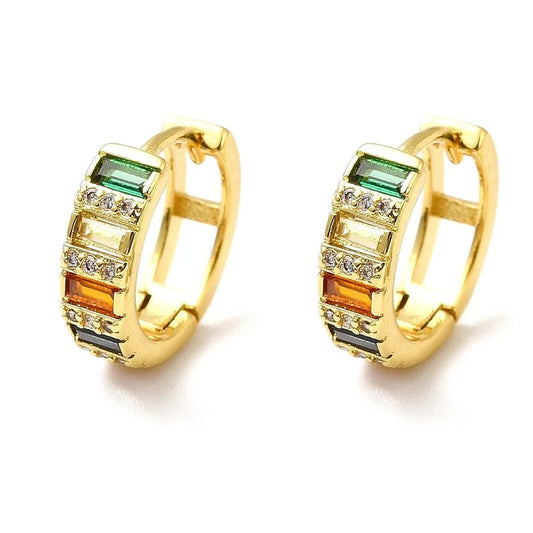 Créoles Arc-en-Ciel Doré