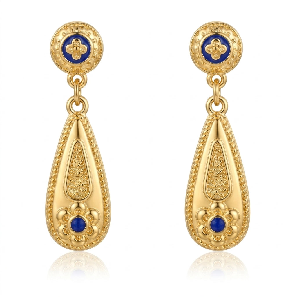 Boucles d'oreilles Lagrima de Lisboa - portées