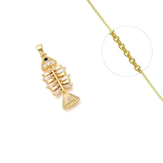 Collier Petit Poisson - Les bijoux de JD
