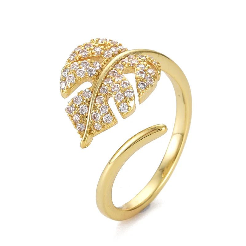 Bague Feuille Précieuse – bijou élégant femme inspiration nature