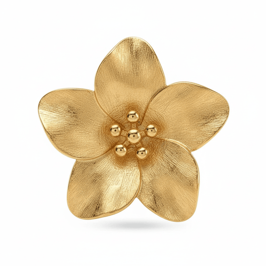 Bague Fleur d'Or - Les bijoux de JD