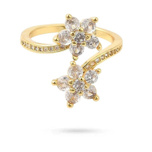 Bague Duo Floral - Les bijoux de JD