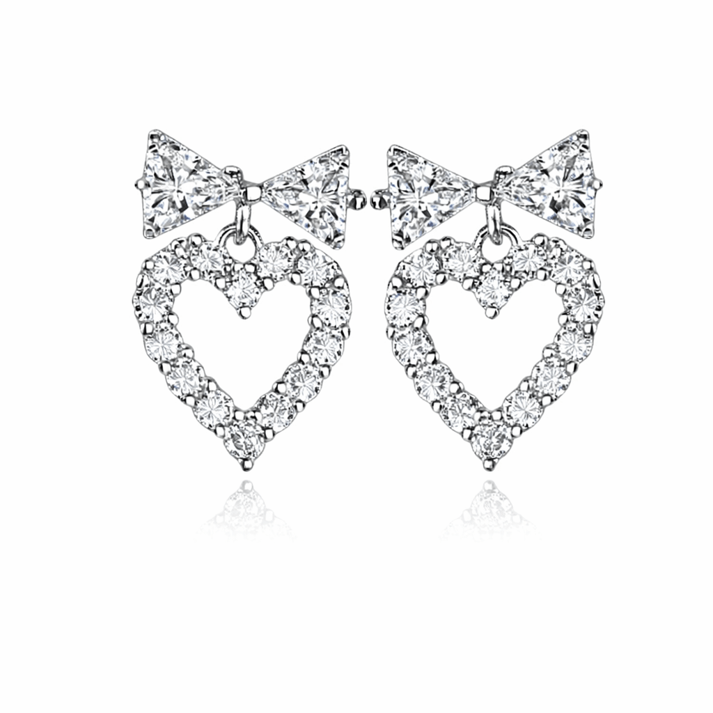 Boucles d'Oreilles Cœur Éternel - Les bijoux de JD