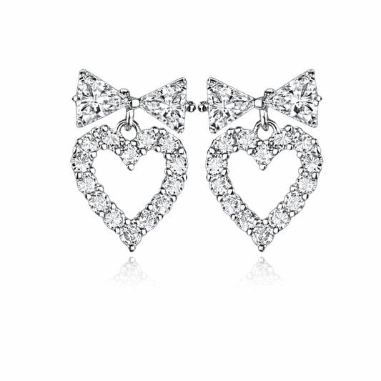 Boucles d'Oreilles Cœur Éternel - Les bijoux de JD