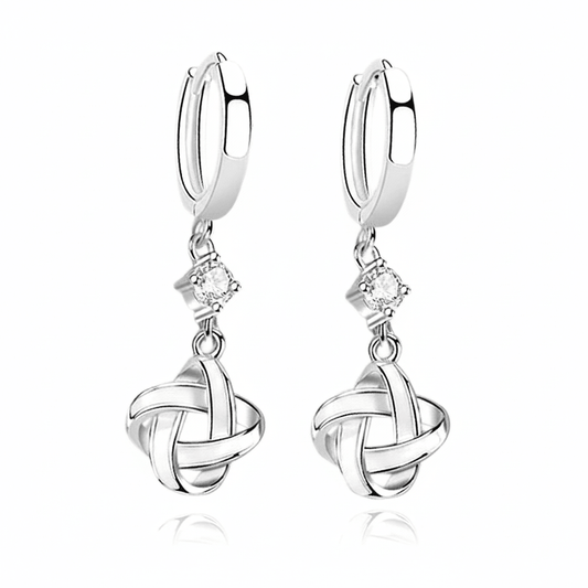 Boucles d'Oreilles Nœud Infini - Les bijoux de JD