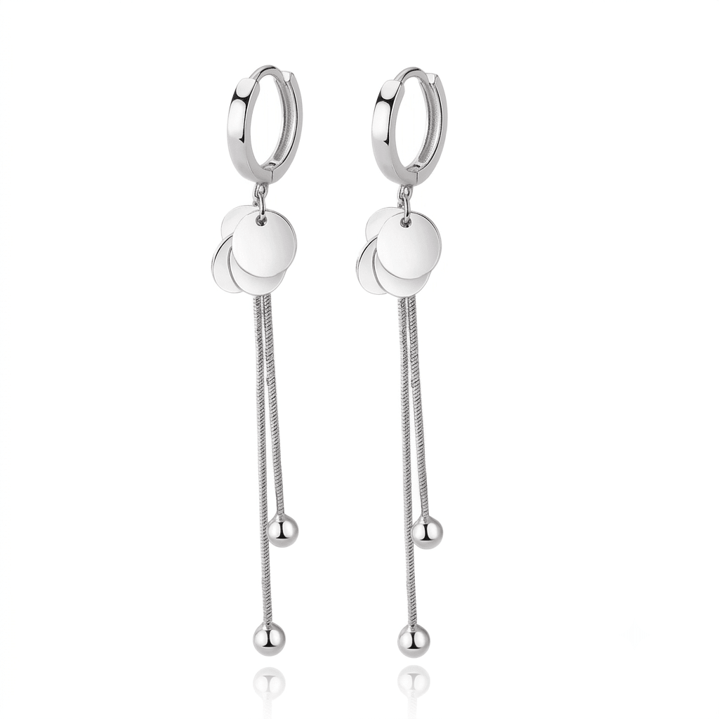 Boucles d'oreilles pendantes Silver - Les bijoux de JD