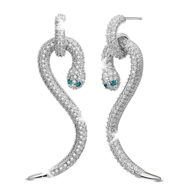Boucles d'Oreilles Serpent Céleste - Les bijoux de JD