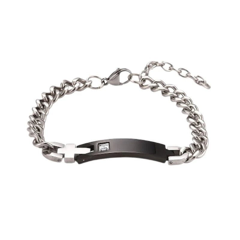 Bracelet Homme Croix Sacrée - Les bijoux de JD
