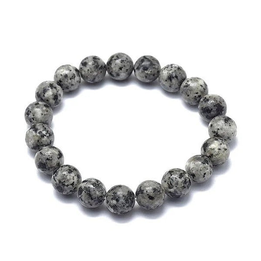 Bracelet Jaspe Sésame Naturel - Les bijoux de JD