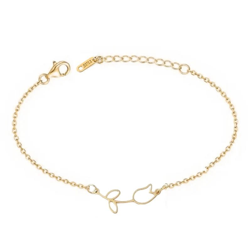 Bracelet Souple Fleur - Les bijoux de JD