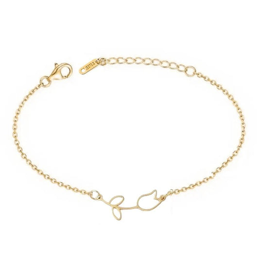 Bracelet Souple Fleur - Les bijoux de JD