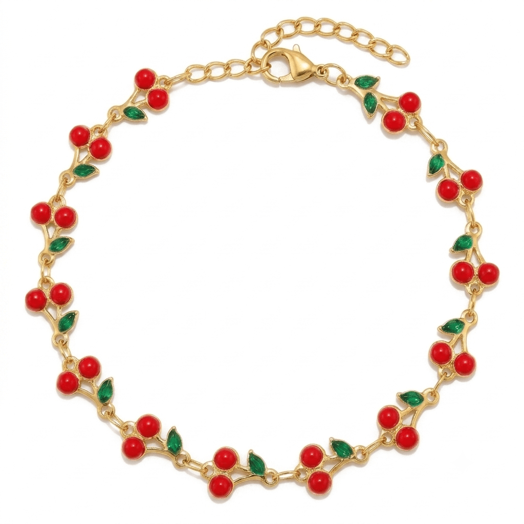 Chaîne de cheville Cereja - Les bijoux de JD