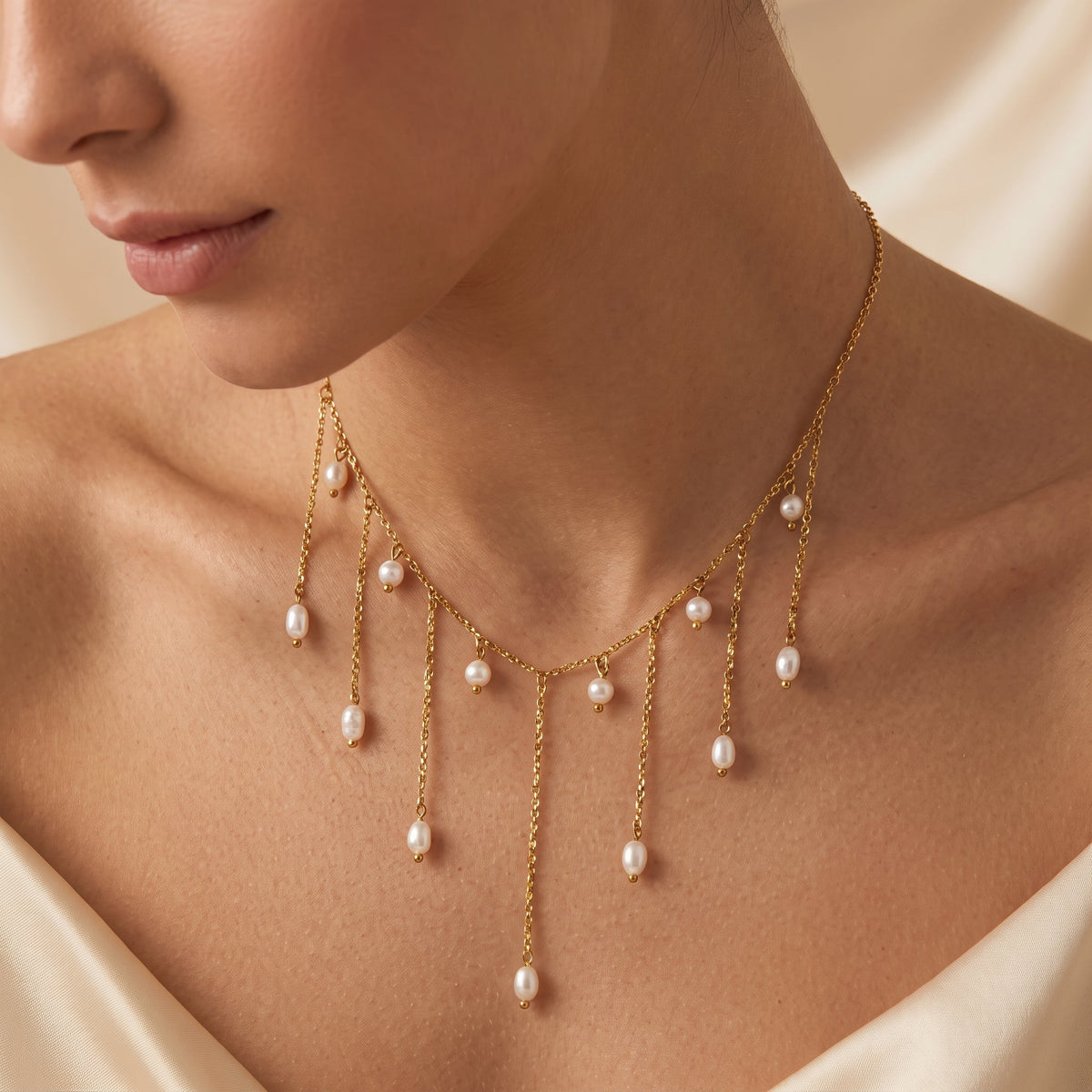 Collier franges - Les bijoux de JD