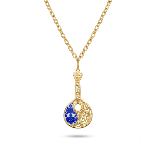 Collier guitare portugaise - Les bijoux de JD