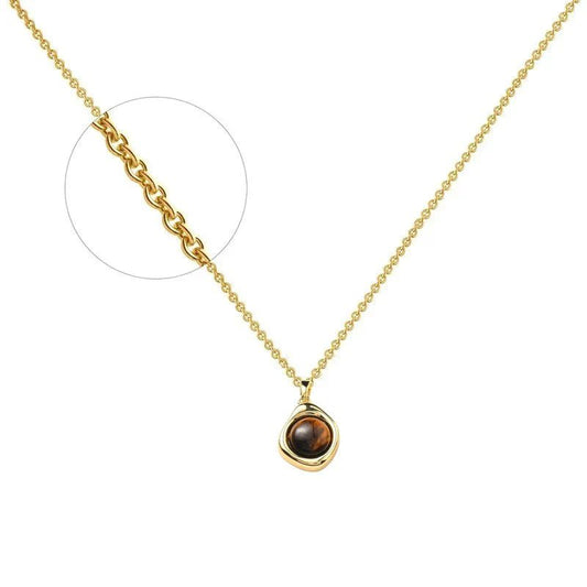 Collier Œil de Tigre – bijou en pierre naturelle protectrice