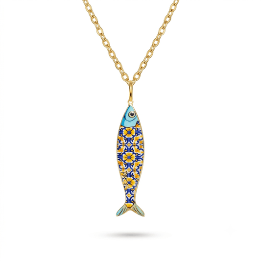 Collier Sardine portugaise - Les bijoux de JD