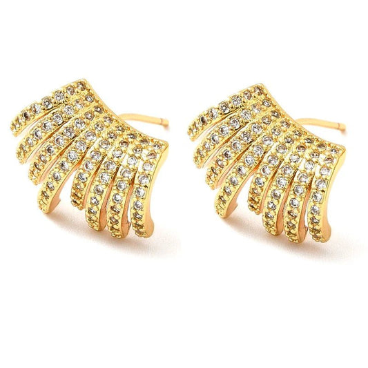 Éclat de Lumière - Boucles d'Oreilles Strass - Les bijoux de JD