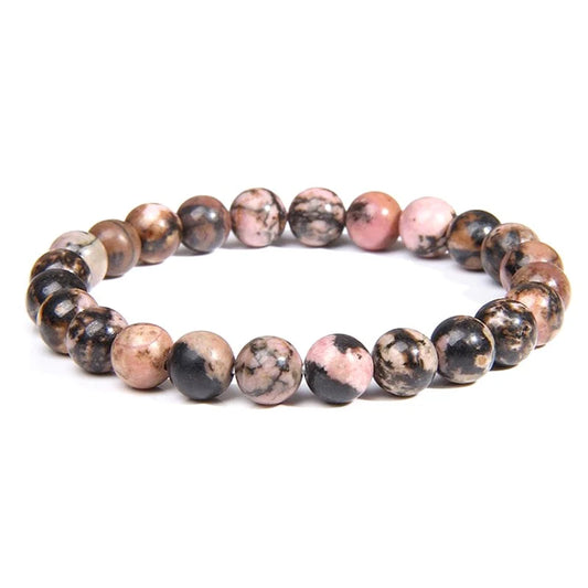 Bracelet Rhodonite Naturelle - Les bijoux de JD